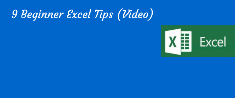 poster on Microsoft Excel tips